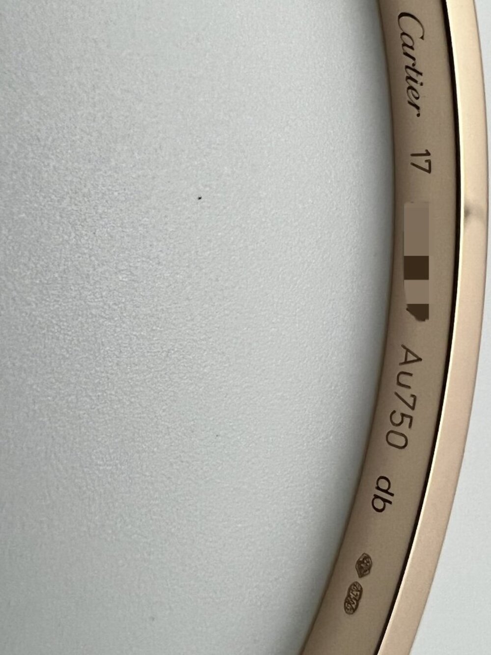 Authentic Cartier LOVE Bracelet Small Model 18K Rose Gold Size 17 Full Set - Picture 8 of 11